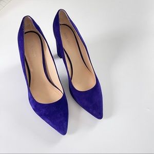 Nine West “Purple Rain” Chunky Heel Pump